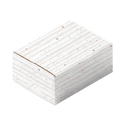 Die Cut Handle Garment Parcel Box With Matte Laminated Surface