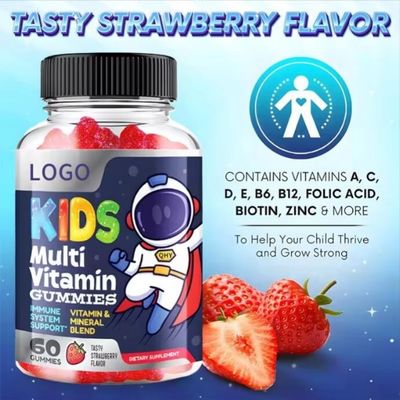 Storage Method Cool and Dry Place Vegan Multi Vitamin for Kids Multivitamin Gummies