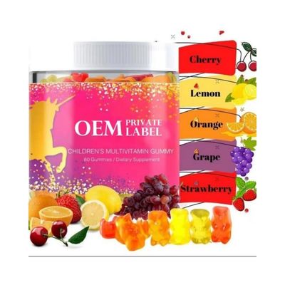 Vitamin C Zinc Kids Gummies for Children's Health and Strong Bones Multivitamin Gummy