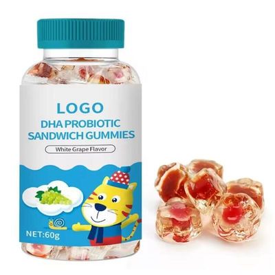 Kids Gut Health Balance Probiotic Gummies Multivitamin Dietary Supplement for Microbiome