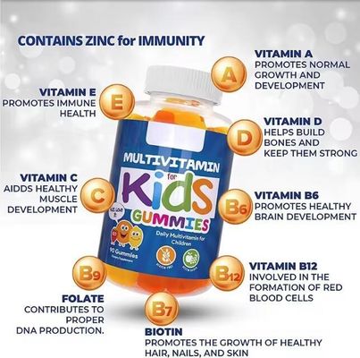 Gummy Candy Dosage Form Multivitamin Biotin Gummies For Children's Health Supplement