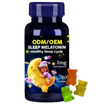 Melatonin Gummies Dietary Supplement For Kids Custom Formula Vegan Sleep Gummies