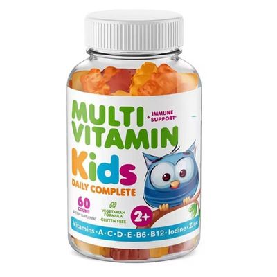 Children's Multivitamin Gummies With Vitamins And Omega 3 60/90/120 Gummies Per Bottle
