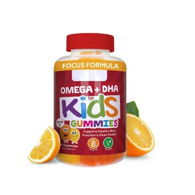 Vitamins Omega Dha Gummies For Kids Brain Development And Focus Support Dietary Supplement