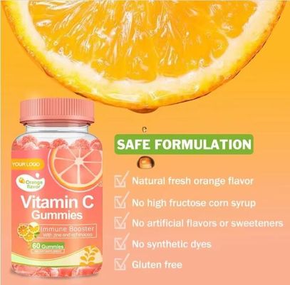 2 Gummies Per Day Vitamin C Gummies For Kids And Freeze-Dried Fruits Berries Blend