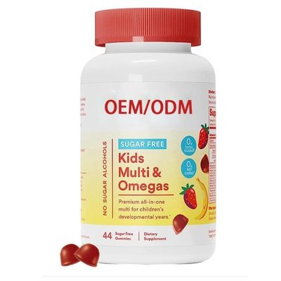 Sugar Free Kids Multi Omegas Vitamin Chewable Gummies Immune Support For Growing Kids