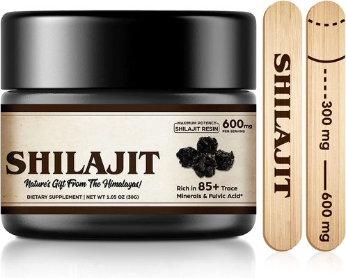 Pure Shilajit Resin Immune Support Pills Natural Herbal Supplement From Himalayas