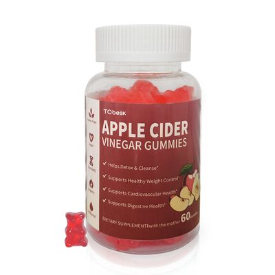 Apple Flavor Organic Apple Cider Vinegar Gummies Supports Gut Health And Metabolism Boost