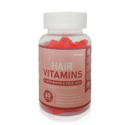 Effective Hair Growth Support with Biotin Folic Acid Hair Vitamins Dietary Supplement