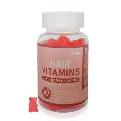 Effective Hair Growth Support with Biotin Folic Acid Hair Vitamins Dietary Supplement