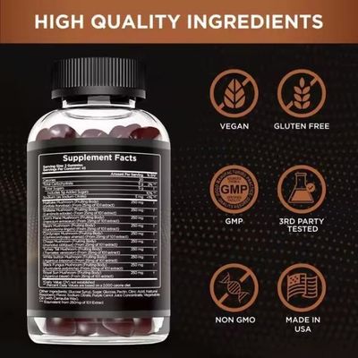 Analgesia And Sedation Mushroom Gummies For Adults Multi-Functional Relief