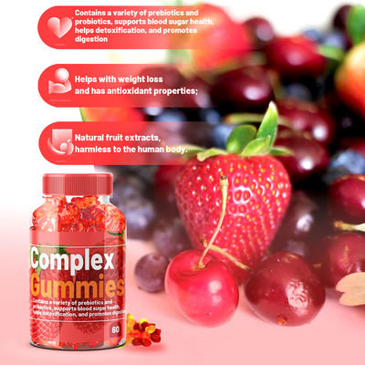 Probiotic Complex Gummies OEM Private Label For Blood Sugar Health Digestion Improvement