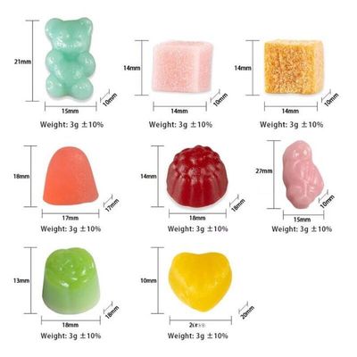 Customizable Vegan Complex Gummies For Improved Digestion And Prebiotic Benefits