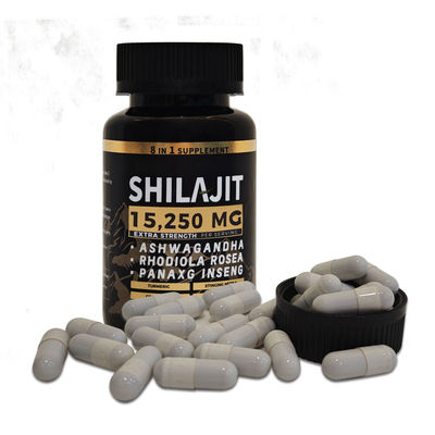 Boost Your Immune System and Energy with Pure Himalayan Shilajit Capsules 60 Capsules