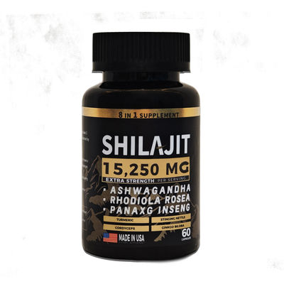 Boost Your Immune System and Energy with Pure Himalayan Shilajit Capsules 60 Capsules