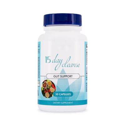 Intestinal Cleanse Dietary Supplement 15 Day Capsules for Colon and Gut Detox Support