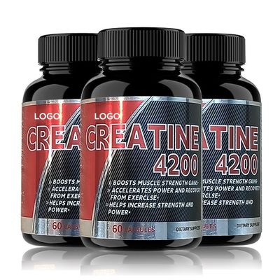 Boost Your Muscle Power and Performance with Creatine 4200 Capsules Dietary Supplement