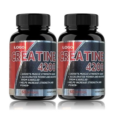 Boost Your Muscle Power and Performance with Creatine 4200 Capsules Dietary Supplement