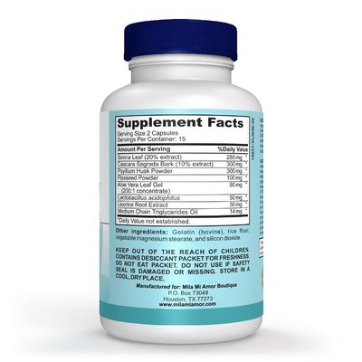 Support Digestive Health Capsules Detox Gut And Colon Intestinal Cleansing Supplement