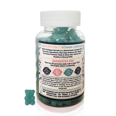 Experience the Benefits of Mixed Flavor Biotin Collagen Keratin Gummy Candy for Hair