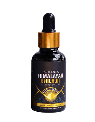 Healthy Support Function In Pure Himalayan Shilajit Gold Grade Drops For Daily Sports