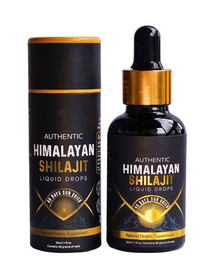 Healthy Support Function In Pure Himalayan Shilajit Gold Grade Drops For Daily Sports