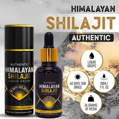 Healthy Support Function In Pure Himalayan Shilajit Gold Grade Drops For Daily Sports