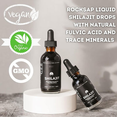 DROPS Dosage Form Pure Himalayan Shilajit Supplement For Strength Immunity Support